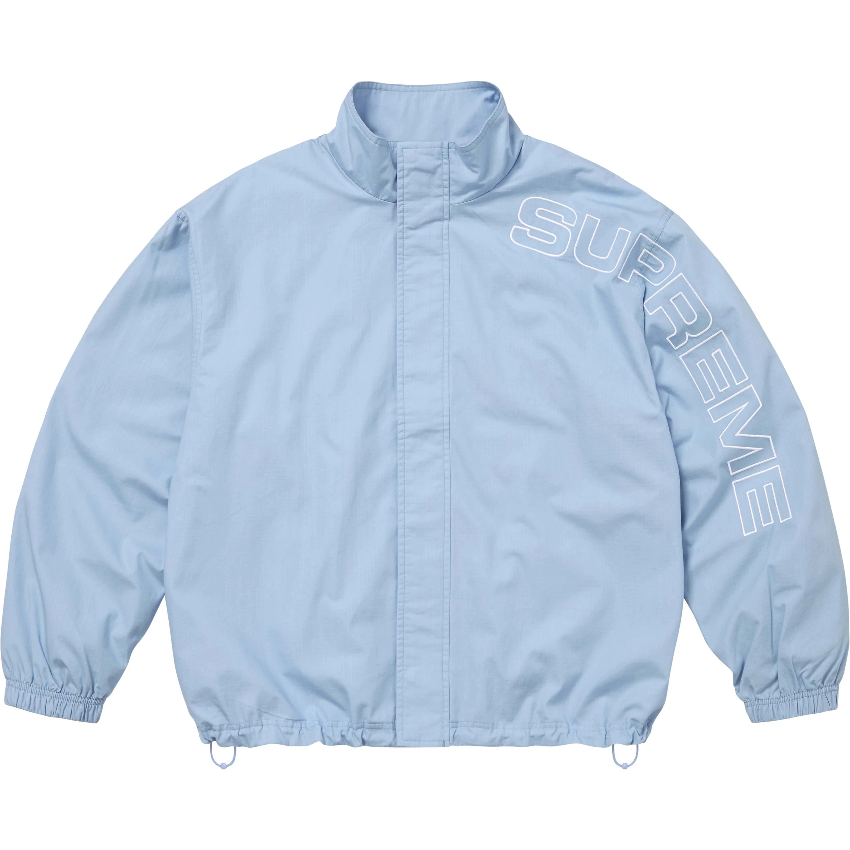 Spellout Embroidered Ripstop Track Jacket view 6